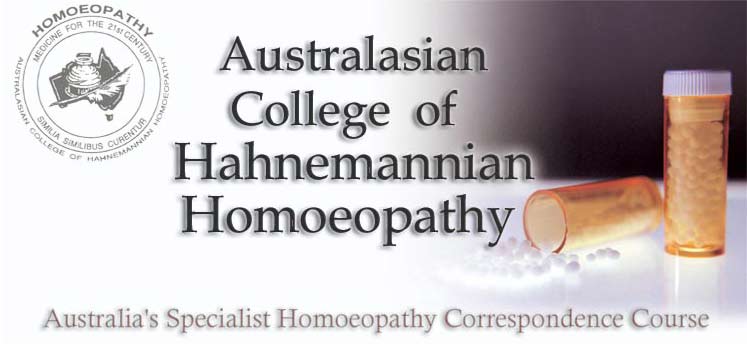 homeopathic course